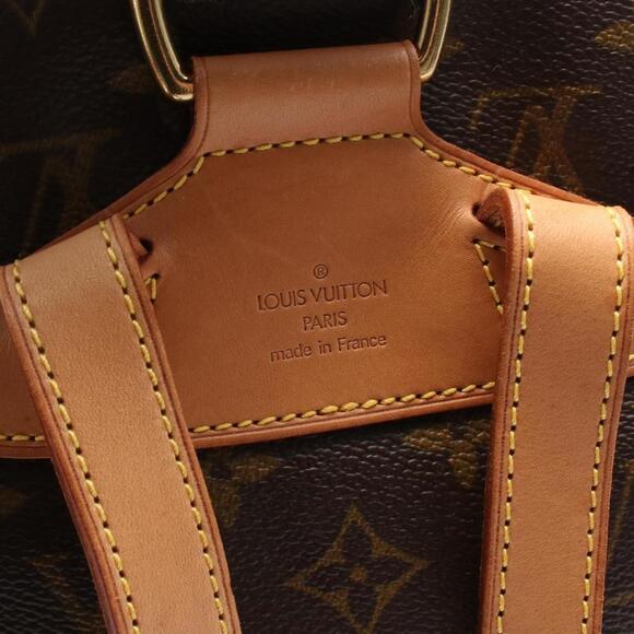 LOUIS VUITTON Brown Monogram Leather Backpack - Picture 5 of 10